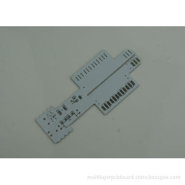 2 Layer Aluminium Based Pcb 1.0mm Thickness  White Solder Mask Hasl Custom Pcb